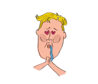 👽 dcb0eef0 卡通, 爱, 心, 表情, 面部表情 telegram sticker