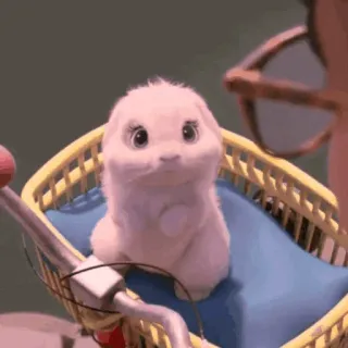 🍥 4d27e5f4 cute, bunny, adorable, pet, animal, fluffy telegram sticker