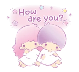 Little Twin Stars: Dreamy telegram stickers