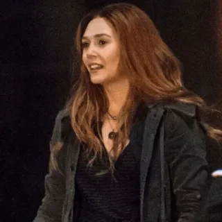 ◾️ 2798b840 Wanda Maximoff wanita, aktris, Elizabeth Olsen, Marvel, WandaVision, Scarlet Witch telegram sticker