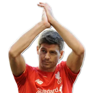 😀 62432406 Steven Gerrard fútbol, fútbol, jugador, deporte, liverpool, inglaterra, atleta, gerrard telegram sticker