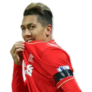 👍 bb4f078a Roberto Firmino fútbol, fútbol, deportes, jugador, Liverpool, atleta telegram sticker
