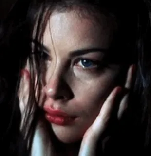 🍒 012f977f phụ nữ, khóc, buồn, cảm xúc, chân dung, gương mặt, cận cảnh telegram sticker