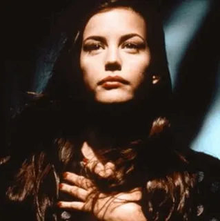 🍒 49a4c9cc Liv Tyler chân dung, nữ diễn viên, phụ nữ, người nổi tiếng, Liv Tyler telegram sticker