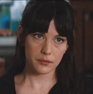 🍒 53272cc3 phụ nữ, chân dung, khuôn mặt, tóc nâu, người telegram sticker