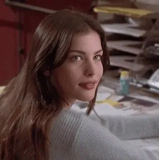 🍒 8549c320 Liv Tyler phụ nữ, nữ diễn viên, chân dung, Liv Tyler telegram sticker