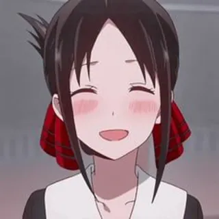 ❤️ dcfbe4cf Kaguya Shinomiya Kaguya-sama: Love Is War anime, girl, cute, smile, kaguya sama, love is war telegram sticker