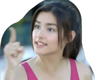 👿 646628b3 Frau, Person, Zeigen, Ernst, Lässig, Geste telegram sticker