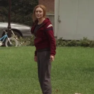 🧋 0c82a996 Wanda Maximoff WandaVision สการ์เล็ต วิทช์, มาร์เวล, ซูเปอร์ฮีโร่, รายการทีวี, เวทมนตร์ telegram sticker