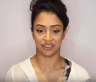 😠 87fc4ff6 phụ nữ, chân dung, nữ, người, trang điểm, vẻ đẹp telegram sticker