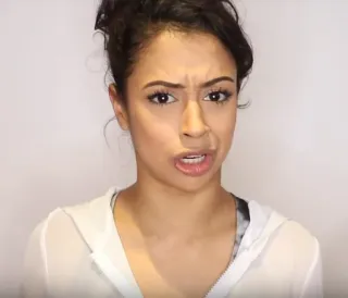 🙃 996b07e0 phụ nữ, mặt, biểu cảm, ghê tởm, người telegram sticker