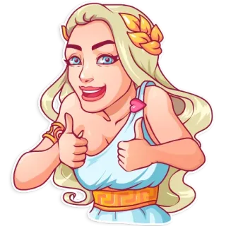 Aphrodite telegram stickers