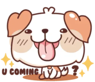 😃 9ad08873 Good boy собака, милый, питомец, животное, кавайный, мультик, стикер, хороший мальчик telegram sticker