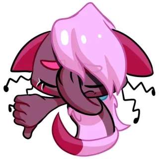 👎 d9f91f8f 만화, 애니메이션, 싫어요, 반대 투표, 싫어요 telegram sticker