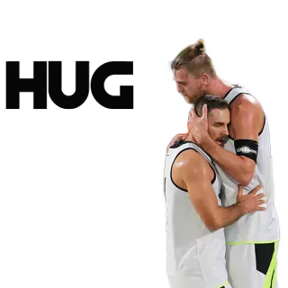 👊 06240116 pallacanestro, abbraccio, sport, squadra, atleti whatsapp sticker