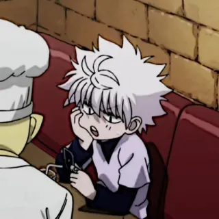 ⚽️ 279e8a3b Killua Zoldyck Hunter x Hunter アニメ, マンガ, キルア, HUNTER×HUNTER, キャラクター, 少年 telegram sticker