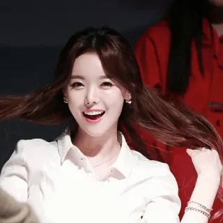 💒 7d898a49 mulher, retrato, sorriso, feliz, menina, beleza, pessoa whatsapp sticker