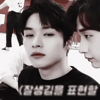 🍒 3f02469d 잘생김을 표현할 kpop, koreanisch, männlich, person whatsapp sticker