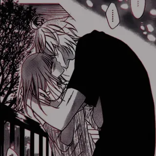 🩺 e1ceeb2f kiss, romance, couple, manga, anime telegram sticker
