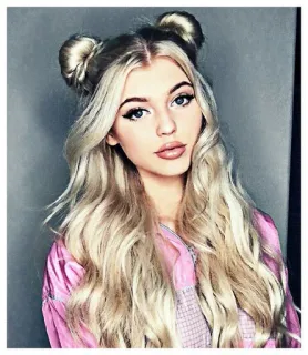 🥀 68b88d5f 肖像, 女人, 金发, 发型, 美丽, 女性 whatsapp sticker