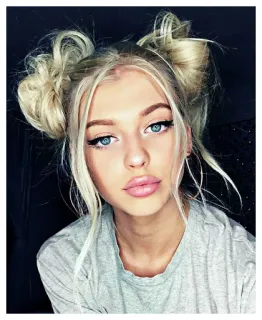 🥀 7346cf77 肖像, 女人, 金发, 发型, 美女, 化妆, 人物, 女孩 whatsapp sticker