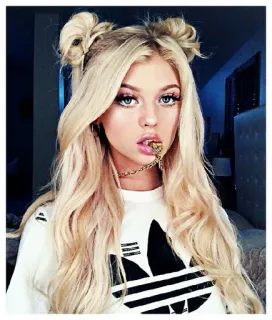 🥀 e3b26a52 女人, 女孩, 金发, 肖像, 美女, 时尚 whatsapp sticker