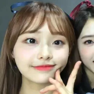 🐞 0d5ef61d woman, korean, portrait, person, girl, asian whatsapp sticker