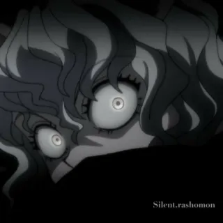 🐱 100f408e Silent.rashomon アニメ, マンガ, ダーク, ホラー, 不気味 telegram sticker