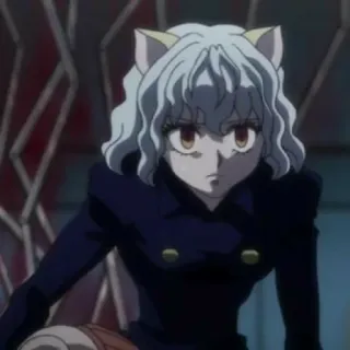 🐱 9686d790 Neferpitou Hunter x Hunter アニメ, 猫, ネフェルピトー, Hunter x Hunter, HxH telegram sticker