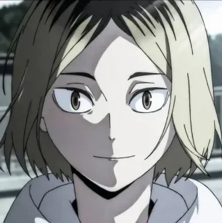 🧼 1395969a Kenma Kozume Haikyuu!! anime, haikyuu, kenma, kozume, bola voli, karakter, potret telegram sticker