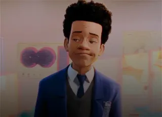 🏀 26893324 Miles Morales Spider-Man: Into the Spider-Verse человек-паук, майлз моралес, марвел, анимация, фильм whatsapp sticker