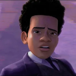 🏀 e6de81e6 Miles Morales Spider-Man: Into the Spider-Verse человек-паук, мультфильм, marvel, майлз моралес, анимация whatsapp sticker