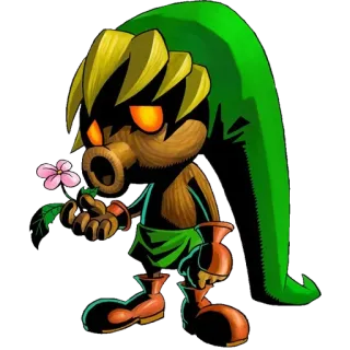 😢 6ed81750 Deku Link The Legend of Zelda: Majora's Mask Gra wideo, Nintendo, Legend of Zelda, Link, Deku Link telegram sticker