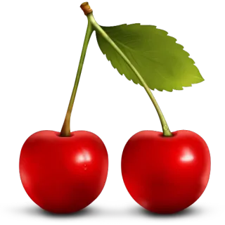 🍒 87b5e23a ceri, buah, merah, manis, makanan telegram sticker