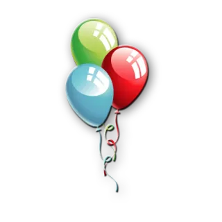 🎈 e0417018 balon, pesta, perayaan, dekorasi, meriah telegram sticker