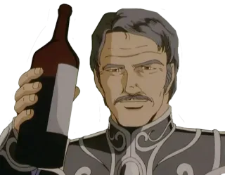 💃 1db62b7c 葡萄酒, 男人, 瓶子, 肖像, 酒精, 饮酒 telegram sticker