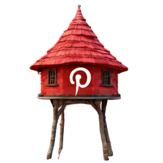 🗼 042c7287 房子, 木质, 标志, 红屋顶, 结构 telegram sticker