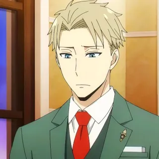 🙂 2e7d8837 Loid Forger Spy x Family Anime, Mata-mata, Ayah, Karakter, Kartun telegram sticker