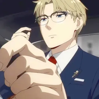 ೃ࿐ @Animes_Stickers | Loid Forger @pinterest_to_stickerbot telegram stickers