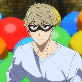 🙂 85ebcbd8 Anime, Karakter, Bertopeng, Serius, Mata-Mata, Spy x Family, Pirang telegram sticker