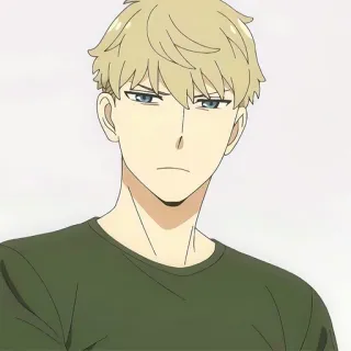 🙂 9bc1e95e Loid Forger Spy x Family Anime, Mata-mata, Pirang, Tampan, Karakter, Spy x Family telegram sticker