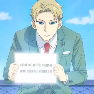 ೃ࿐ @Animes_Stickers | Loid Forger @pinterest_to_stickerbot whatsapp stickers