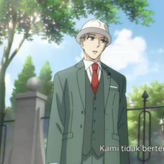 🪁 beec03b8 Kami tidak berter spia, completo, anime, uomo telegram sticker