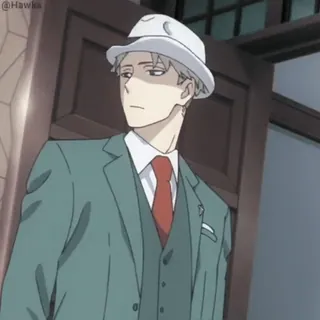 🎩 219112e0 Loid Forger Spy x Family スパイ, スーツ, アニメ, キャラクター, SPY×FAMILY, ロイド・フォージャー telegram sticker