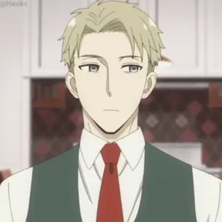 😮‍💨 291b5a6b Loid Forger Spy x Family アニメ, スパイ, 父親, ロイド・フォージャー, SPY×FAMILY, 男, 金髪 telegram sticker