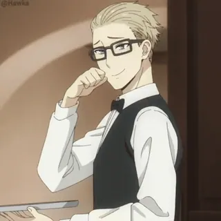 😏 f71d3079 Loid Forger Spy x Family アニメ, SPY×FAMILY, ロイド・フォージャー, キャラクター, スパイ telegram sticker