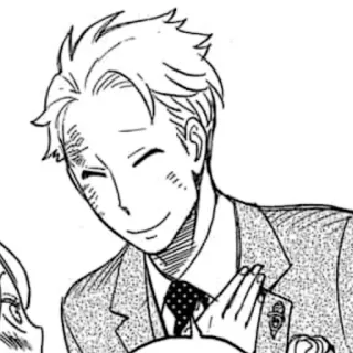 🧦 023f413e Loid Forger Spy x Family 动漫, 漫画, 间谍过家家, 劳埃德·福杰, 福杰, 角色, 间谍 telegram sticker