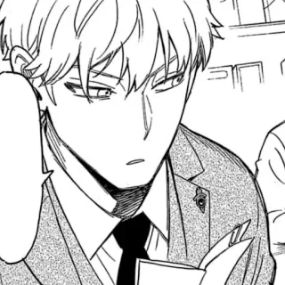 ☕️ 23c69053 Loid Forger Spy x Family 动漫, 间谍, 间谍过家家, 劳埃德·福杰, 福杰, 角色, 漫画 telegram sticker