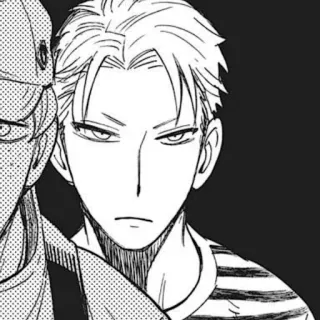 🧥 48cf0791 Loid Forger Spy × Family 动漫, 漫画, 间谍, 严肃, 角色, 插画 telegram sticker