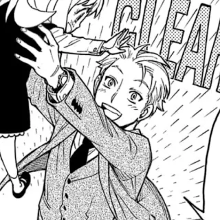 ☕️ 9e54a1c4 Loid Forger Spy x Family CLEAR! 间谍过家家, 劳埃德·福杰, 动漫, 漫画 telegram sticker